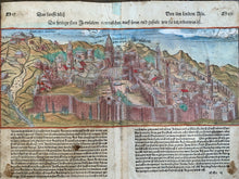 Load image into Gallery viewer, A rare map of the city of Jerusalem