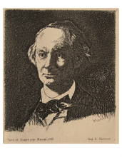 Load image into Gallery viewer, Edouard Manet - PORTRAIT OF BAUDELAIRE
