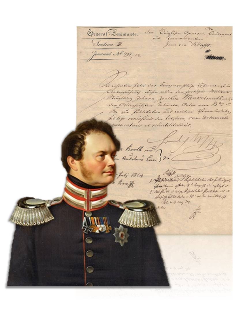 Rare letter  from Frederick William IV of Prussia