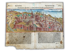 Load image into Gallery viewer, A rare map of the city of Jerusalem
